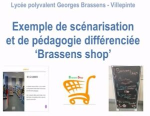 magasin pédagogique lycée professionnel Brassens Shop